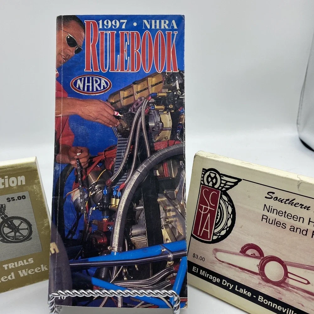 Southern Calif Timing Association Rule Books 1998 & 1993 & NHRA Rule 1997 Book